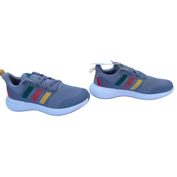 Adidas FORTARUN 2.0 CLOUDFOAM MULTICOLOR STRIPES NIB size 4.5 youth/womans 7 - 8 - Picture 2 of 10